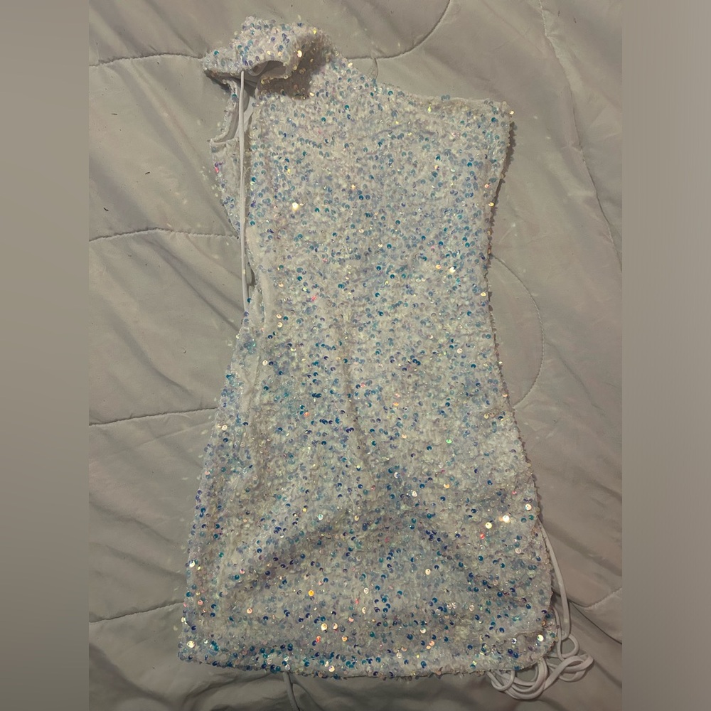 Lucy in the Sky Iridescent Sequin Top